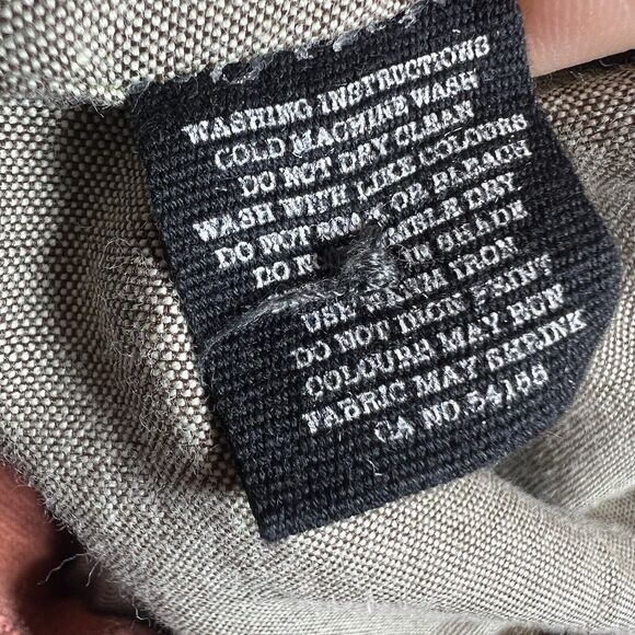 Zanerobe Rustic Orange Button Chore Jacket Button Coat Size S Mens - Picture 9 of 13